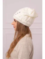 Dámská čepice Larisa K395 ecru
