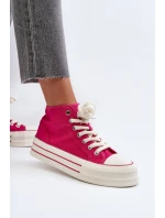 Dámské tenisky na platformě Fuksja Aineri Dámské tenisky na platformě Fuksja Aineri