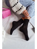 Dámské azurové ponožky – černé Dámské azurové ponožky – černé