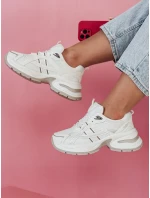 MODERMAX dámské bílé tenisky FashionStreet ZY0898 MODERMAX dámské bílé tenisky FashionStreet ZY0898