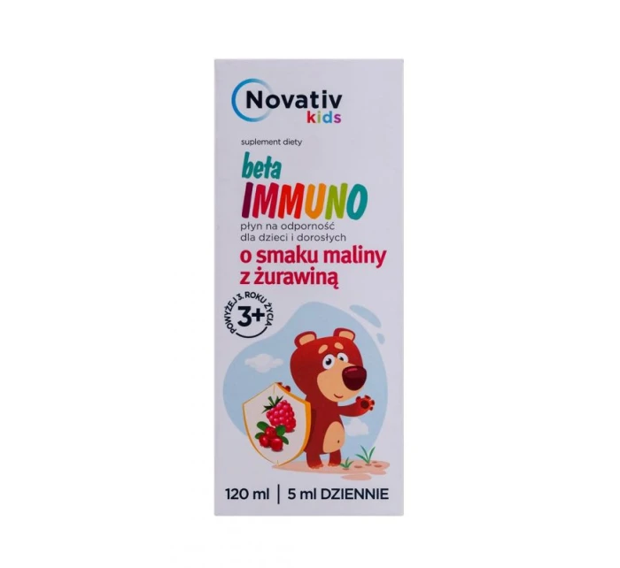 Novativ Kids Beta Immuno tekutina pro imunitu 120ml Novativ Kids Beta Immuno tekutina pro imunitu 120ml