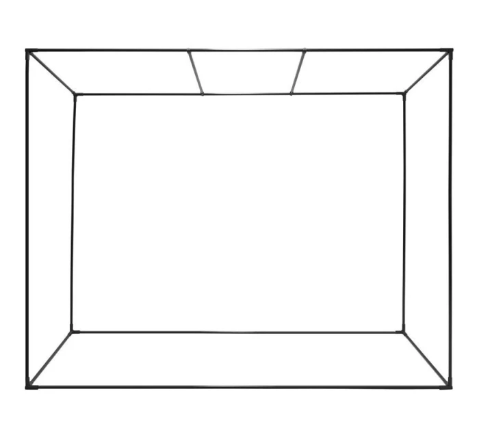 SKLENĚNÁ SKŘÍŇ PRO ZAHRADNÍ TOMATOPY 200x77x168-150CM PE ZELENÁ