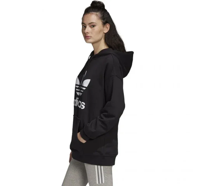Dámská mikina s kapucí Trefoil W FM3307 - Adidas Dámská mikina s kapucí Trefoil W FM3307 - Adidas