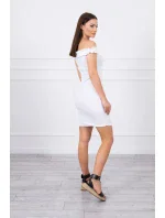 Španělské šaty s volánky bílé Španělské šaty s volánky bílé