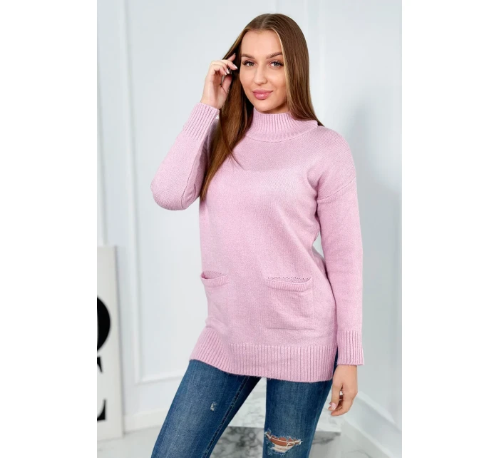 Stojanový svetr fialový