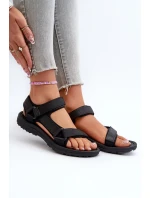 Lehké Sportovní Dámské Sandály Černé model 21662079 - EVENTO
