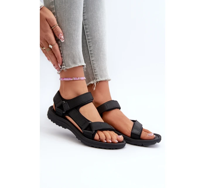 Lehké Sportovní Dámské Sandály Černé model 21662079 - EVENTO