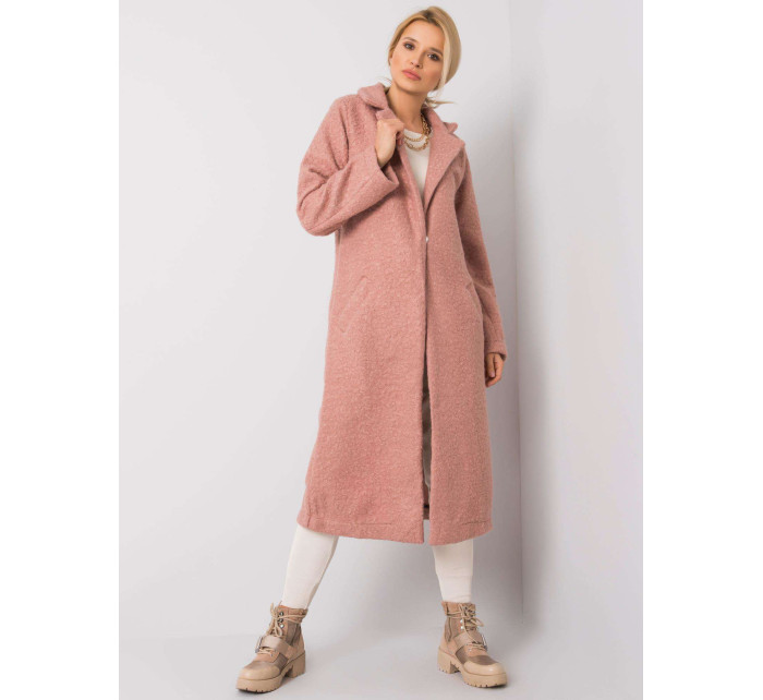 Dámský kabát 217 EN model 14839521 tmavě růžový - FPrice