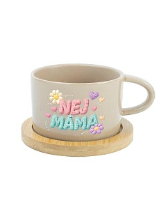 NEJ MÁMA - krémový hrníček makronka 200 ml