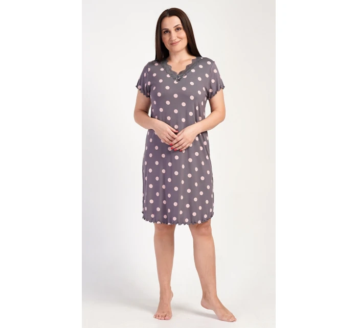 Dámská noční košile s krátkým rukávem model 21345595 - Vienetta