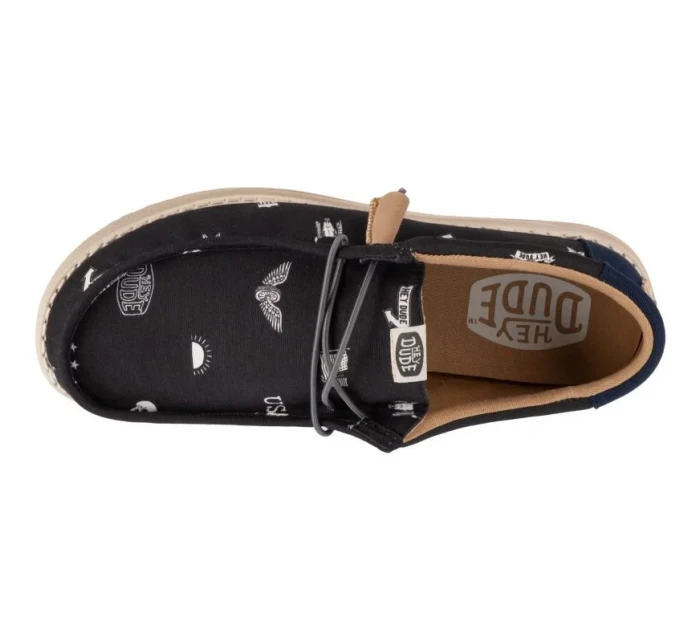 Hey Dude Wally Stars N Skulls Print M boty 41284-001