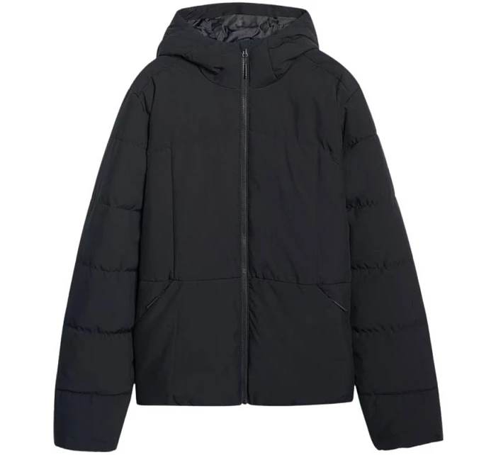 Pánská péřová bunda 4F M0710 deep black 4FWAW25TDJAM0710 20S pánské