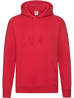 Fruit of the Loom Premium Hooded Sweat Pánská mikina s kapucí 16.2152 red Fruit of the Loom Premium Hooded Sweat Pánská mikina s kapucí 16.2152 red