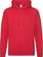 Fruit of the Loom Premium Hooded Sweat Pánská mikina s kapucí 16.2152 red