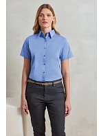 PR 302 Popelínová halenka s krátkým rukávem model 22482794 red - Premier PR 302 Popelínová halenka s krátkým rukávem model 22482794 red - Premier