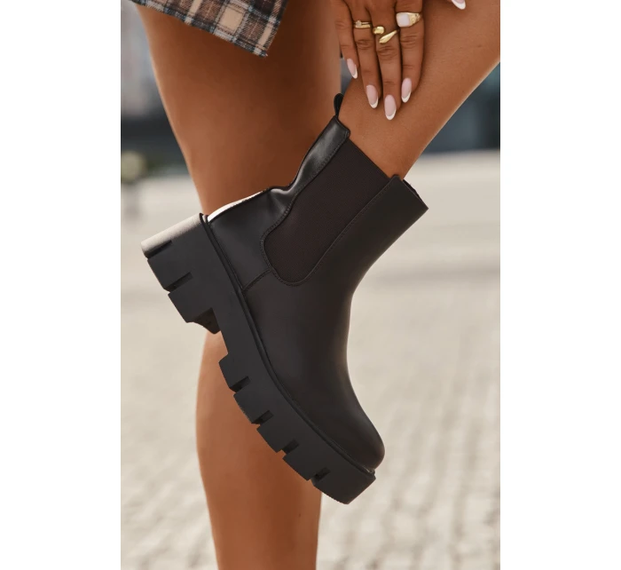 Dámské šněrovací boty teplé kůže tmavě hnědé model 21709278 - Boto Dámské šněrovací boty teplé kůže tmavě hnědé model 21709278 - Boto