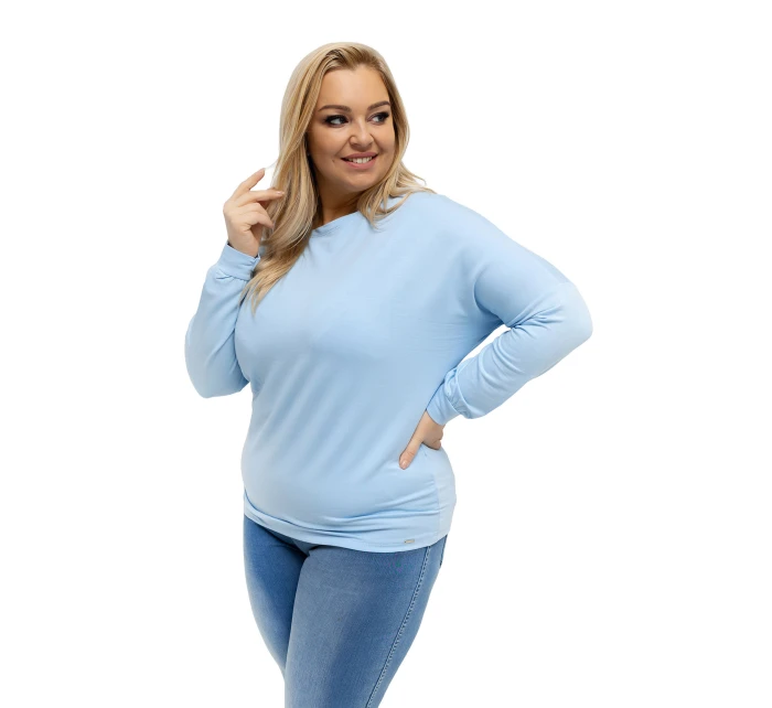 Bluzka RV BZ A model 21820130 jasny niebieski - FPrice