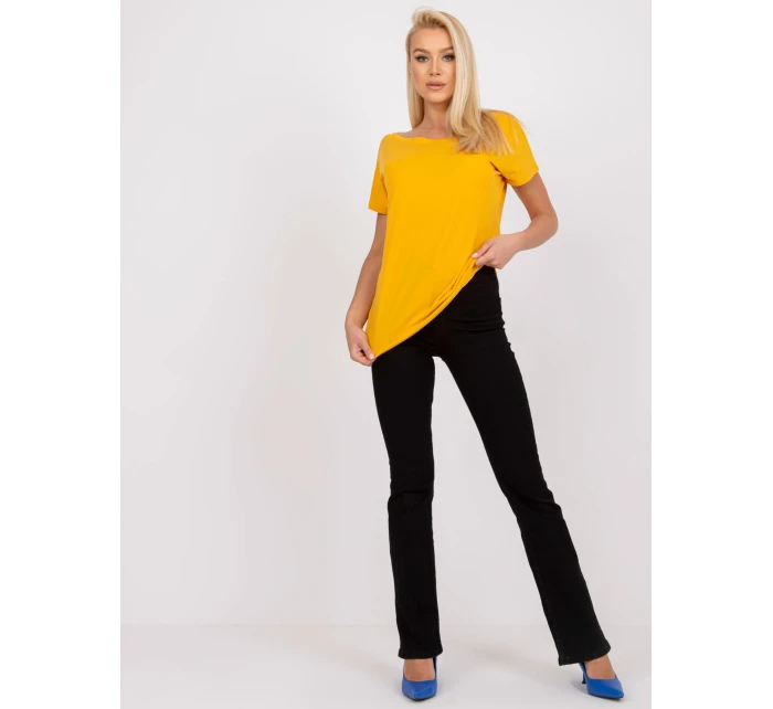 Tričko RV TS 4662.86 tmavě žlutá