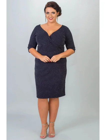 Dámské šaty  námořnická modř  model 19147444 - Karko