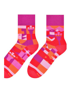 Asymetrické dámské ponožky 078 - výprodej