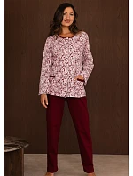 Pyžamo Regina 4022 dlouhé rukávy, velikosti M–3XL, Z26