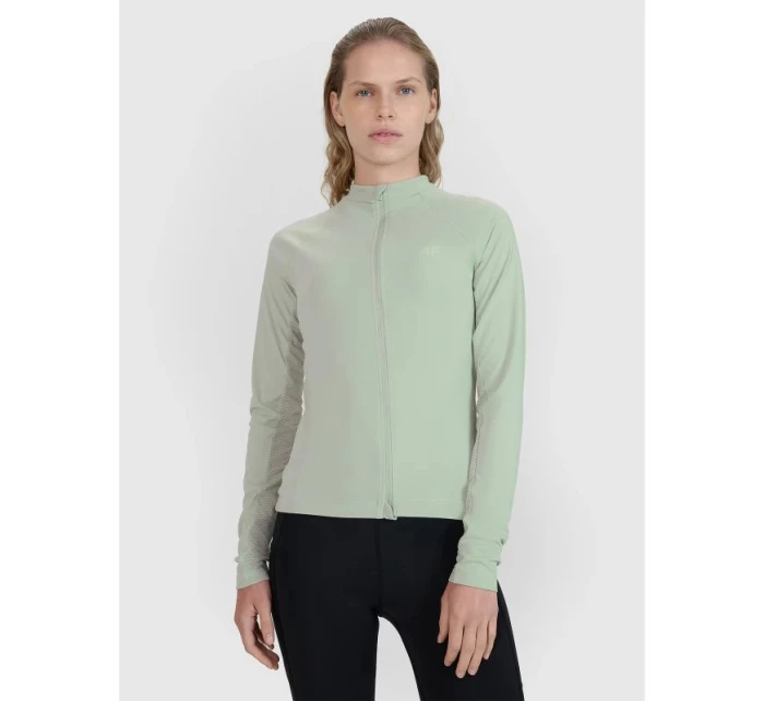 Dámské cyklistické tričko s dlouhým rukávem 4F 4FWSS25TFLOF343-47S Dámské cyklistické tričko s dlouhým rukávem 4F 4FWSS25TFLOF343-47S