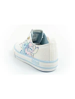 Leomil dětské sportovní boty Stitch pohodlné světle bílé