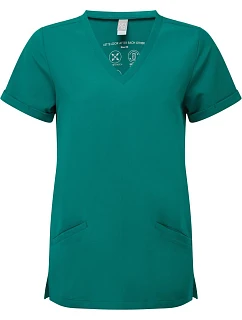 Onna NN 310 Dámský strečový kazak s výstřihem do V 39.N310 clean green