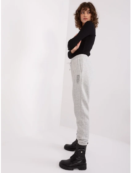 Tepláky D10047O62214B2 světle šedé