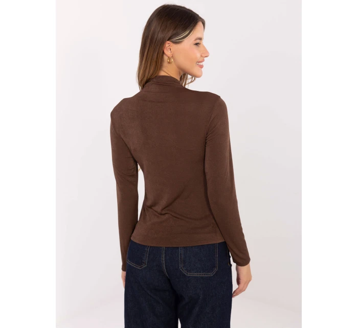 Bluzka IT BZ model 21441228 brązowy - FPrice Bluzka IT BZ model 21441228 brązowy - FPrice