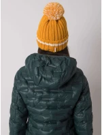 Dámská čepice.92 tmavě žlutá