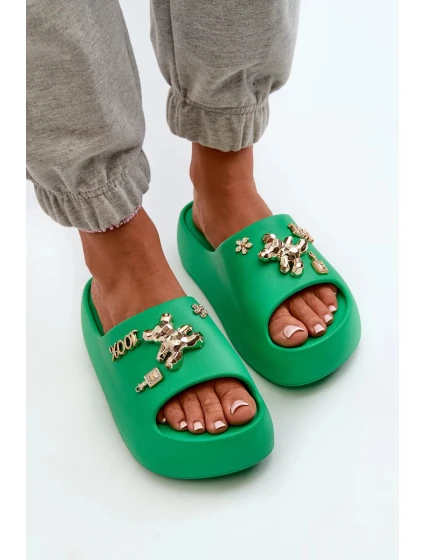 Dámské lehké pěnové pantofle se ozdobami model 20455567 - Kesi