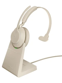 Jabra 65 MS Mono bezdrátová sluchátka do béžová + stojan model 21862436