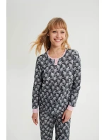 Pyžamo s dlouhými rukávy model 18936774 - Vamp