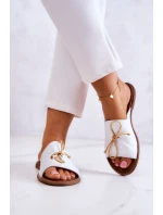 Kožené model 21580892 Dámské Žabky Bílé - Zazoo