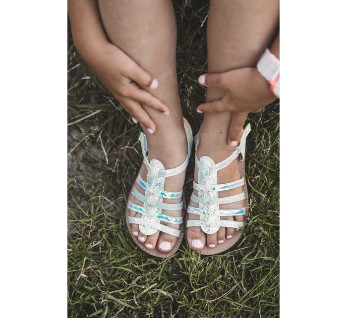 Dětské Gladiátorské Sandálky S Páskem V Multibarevném Designu Radovia Dětské Gladiátorské Sandálky S Páskem V Multibarevném Designu Radovia