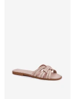 Dámské Plážové Sandály S Pásky Béžové model 21689705 - Boto Dámské Plážové Sandály S Pásky Béžové model 21689705 - Boto