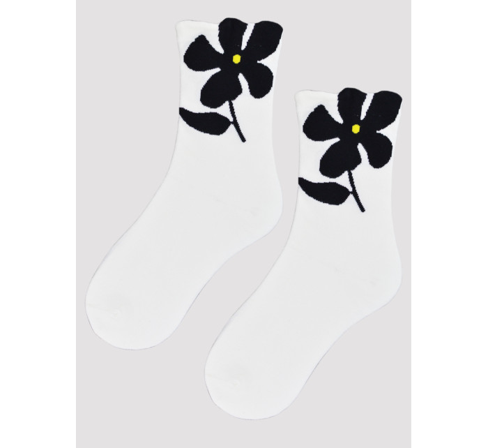 NOVITI Ponožky SB049-W-01 White