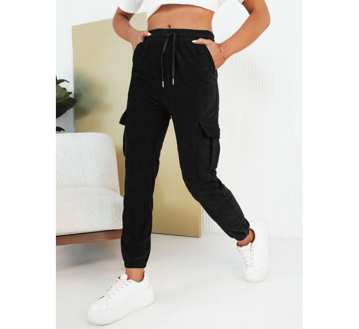 Dámské tepláky FLAYON černé FashionStreet UY2058 Dámské tepláky FLAYON černé FashionStreet UY2058