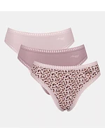 SLOGGI GO CRUSH – 3× tanga s vysokým střihem z organické bavlny Sloggi SLOGGI GO CRUSH – 3× tanga s vysokým střihem z organické bavlny Sloggi
