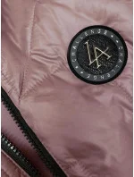 Růžová prošívaná dámská vesta s asymetrickou spodní částí S'West (B8237-81) Růžová prošívaná dámská vesta s asymetrickou spodní částí S'West (B8237-81)