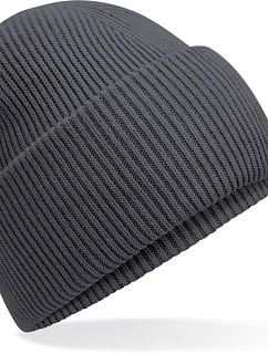 Beechfield B 385R Pletená čepice s manžetou "Recycled" 53.385R graphite grey
