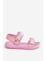 Dámské Sportovní Sandály Big Star model 21609181 Růžové - Big Star Shoes Dámské Sportovní Sandály Big Star model 21609181 Růžové - Big Star Shoes