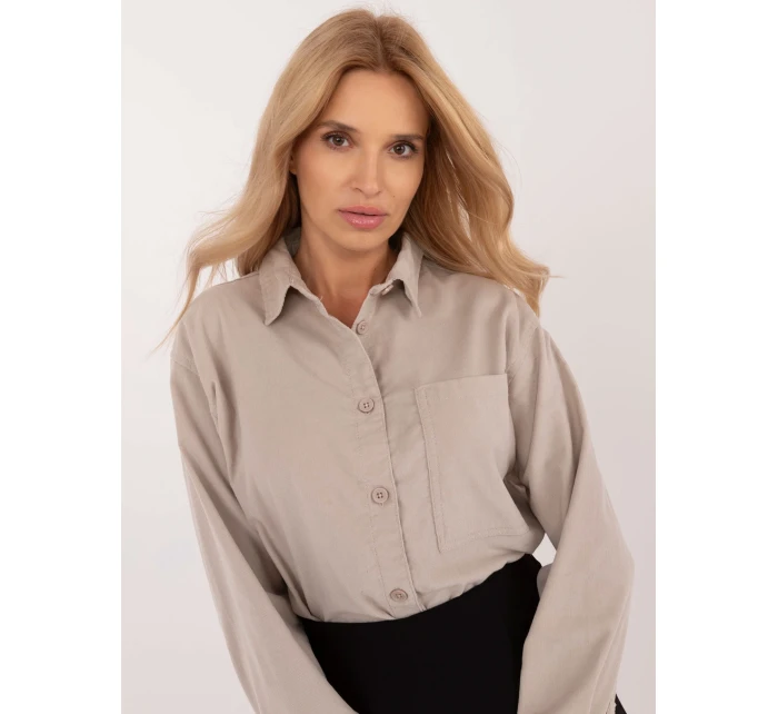 Koszula model 20499624 jasny beżowy - FPrice