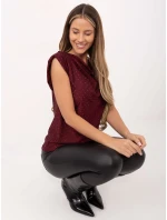 Bluzka MI BZ model 21787928 bordowy - FPrice