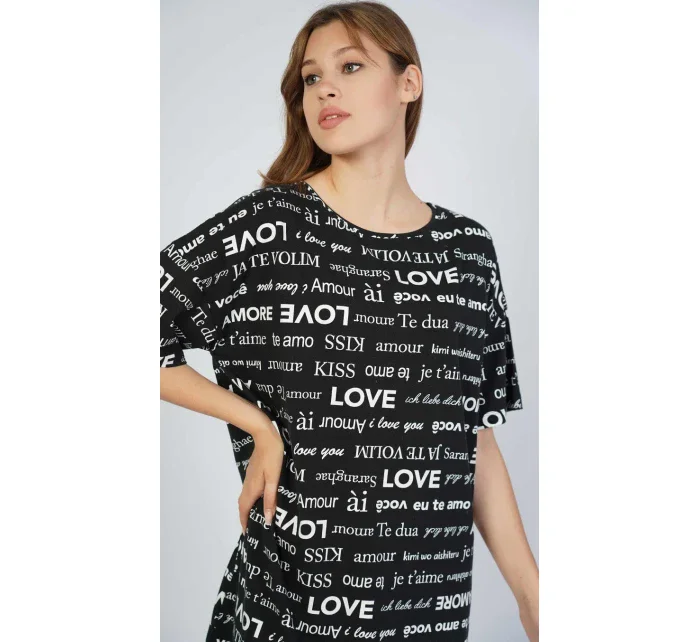 Dámská noční košile s krátkým rukávem model 16255327 - Vienetta