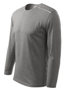 Tričko s dlouhým rukávem M tmavě šedá melanžová model 18688310 - Malfini