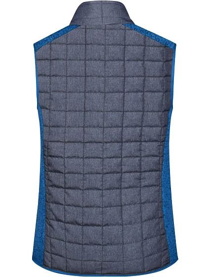JN Dámská pletená hybridní vesta 02.0 royal melange/anthracite melange model 22489252 - Daiber JN Dámská pletená hybridní vesta 02.0 royal melange/anthracite melange model 22489252 - Daiber