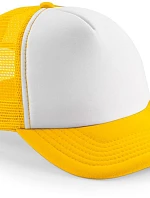 Beechfield B 645 5 panelová kšiltovka Vintage Trucker 53.0645 sunflower/white