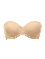 Padded Basic strapless podprsenka s kosticí s výztuží, var. ramínka 5640 desert - RosaFaia Padded Basic strapless podprsenka s kosticí s výztuží, var. ramínka 5640 desert - RosaFaia
